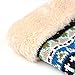 Lo Shokim Winter Double-Layer Fashion Fleece Lining Knit Neck Warmer Circle Scarf Windproof-Green