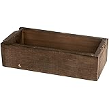 AZL1 Life Concept Rustic Display Box made from 100% Authentic Reclaimed Wood, Grey 13 inch