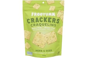 FREEYUMM Herb & Seed Crackers, 120 GR