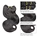 Selina 6 Bundles Body Wave Human Hair 8 Inch Short Human Hair Brazilian Virgin Hair 50g/Bundle Human Hair Extensions Natural Black (8