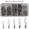 Easy-Catch-10-30-Pack-High-strength-Fishing-Ball-Bearing-Swivel-with-Coastlock-Snap-Strong-Welded-Ring-for-Saltwater-Fishing-18Lb-to-440Lb-100-CopperStainless-Steel-with-Black-Nickle-Coated Easy-Catch-10-30-Pack-High-strength-Fishing-Ball-Bearing-Swivel-with-Coastlock-Snap-Strong-Welded-Ring-for-Saltwater-Fishing-18Lb-to-440Lb-100-CopperStainless-Steel-with-Black-Nickle-Coated