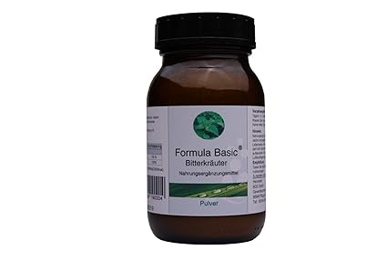 Formula Basic Bitterkräuter /125g Pulver/BDS GmbH/Reinigung der Entgiftungsorgane/Für Galle/Für Leber/Für Nieren/Unterstützen