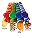Slim Snack - Lunch Box Snack Bag and Silicone Ice Pop Mold All in One. 4 pack Tie Dye Stripes by GreenPaxx