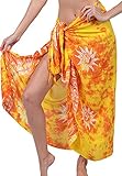 Ingear Long Batik Print Sarong Womens Swimsuit Wrap Cover Up Pareo