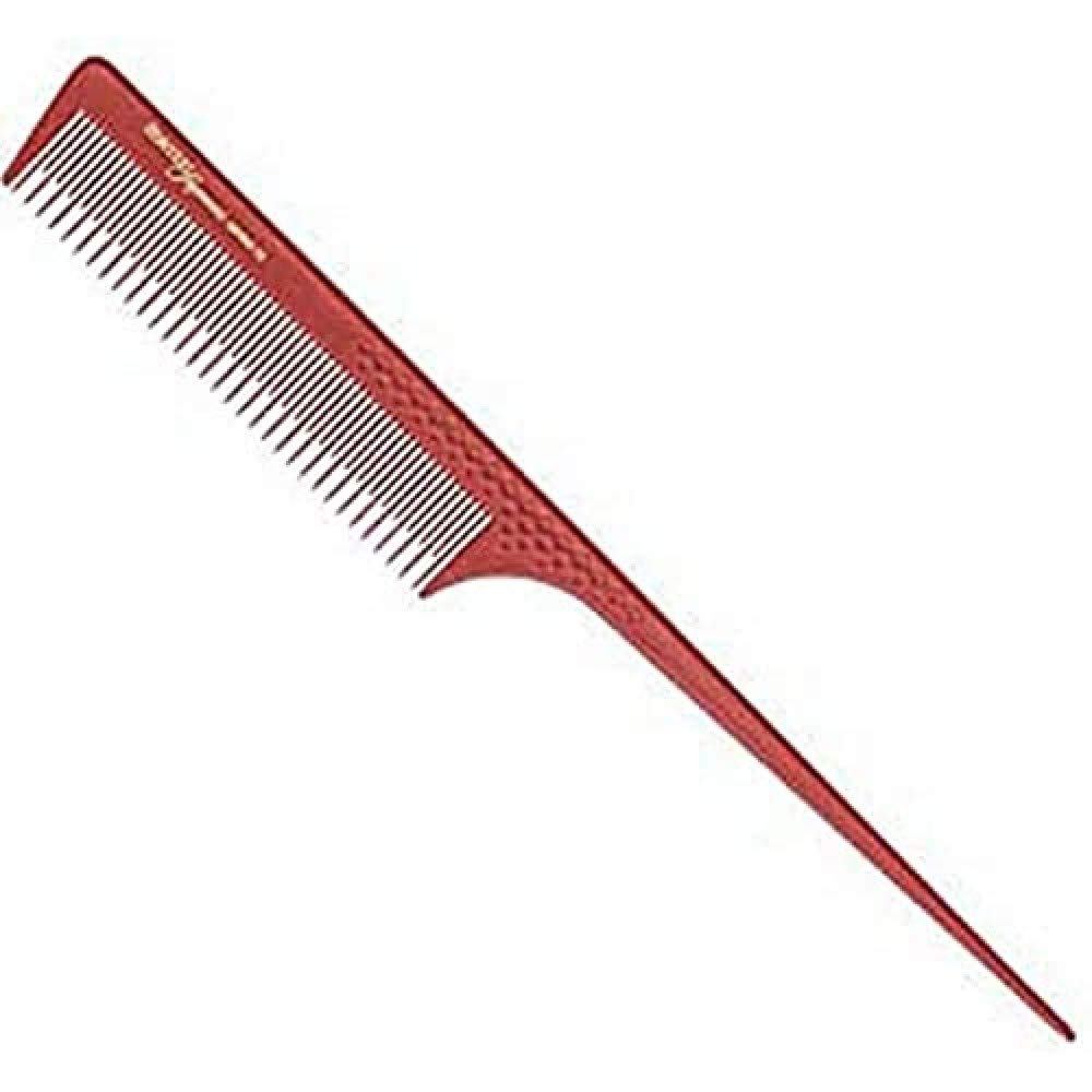 Hercules Sägemann HS C20 Carbon Comb, 8.75-Inch Length, Red, 0.01 kg
