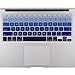 All-inside Blue Ombre Keyboard Skin for MacBook Pro 13" 15" 17" (with or Without Retina Display) / MacBoook Air 13" primary