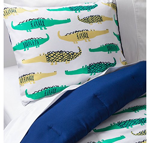 Pillowfort Crocodile Crossing White 2 Pcs Comforter Set Twin
