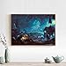 MaxFox Halloween 5D Diamond Painting DIY Rhinestone Embroidery Cross Stitch for Home Living Room Decoration (E)
