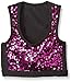 Gia-Mia Dance Girls' Big Sequin Block Bra Top