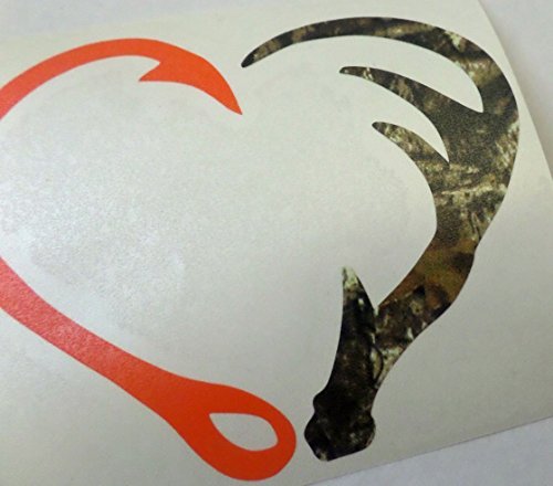 Camouflage Fishing Hunting Vinyl Decal for Him for Yeti Cup, Tumbler, Car, or Laptop - 3.5 inches