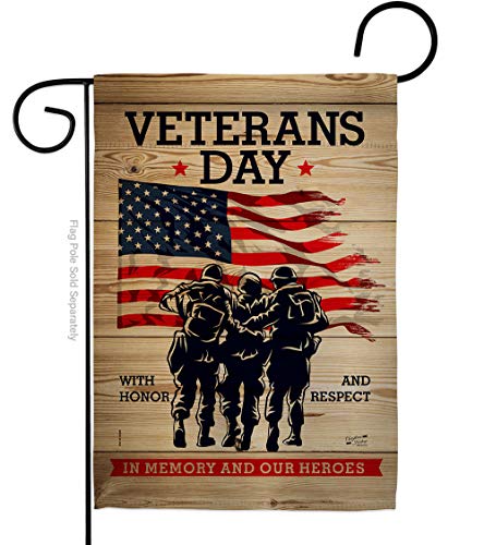 Angeleno Heritage Memony Our Heroes Garden Flag Armed Forces Day All Branches S…