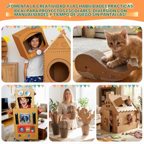 Safe Cardboard Cutter For Kids: Chomp 45w Bladeless Electric Saw Precisely Cuts 4mm Cardboard Stem Tool Ideal For 3D Models And School Projects