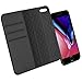 ZOVER [Updated] iPhone 8 iPhone 7 iPhone 6 Detachable Wallet Case Genuine Leather Luxury Series RFID Blocking Magnetic Clasps Support Car Mount Kickstand Feature Card Bison Fone Slots Gift Box Black