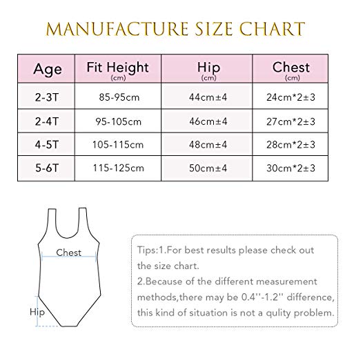 Baby Toddler Girl Unicorn Swimsuit-One Piece Swimwear Infant Toddler Cartoon Sunsuits Bathing Suits for Baby Girls Age1 2 3 4 5 6 7 - Thumbnail 5