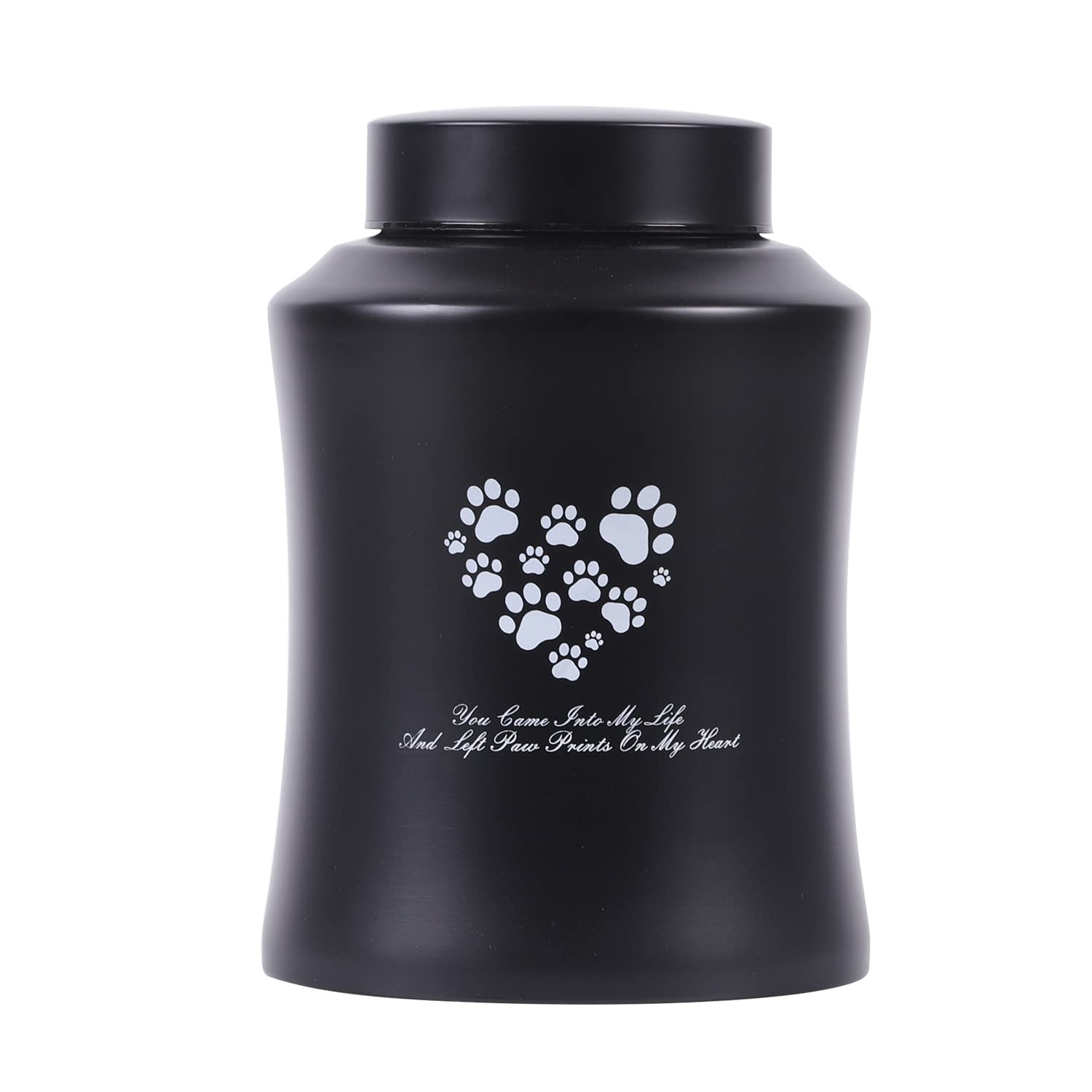 Pet || Cremation Keepsake, Dog & Cat Urns (Large, Black)