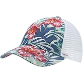 Floral Hawaiian Cotton Twill Adjustable Snapback Baseball Caps