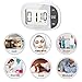 Jamal Digital Kitchen Timer for Kids with Clip Countdown Cooking Timers Multifunction Large LCD Display Second Minute Loud Alarm Clock  Stand for Office (Battery Included)