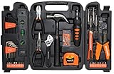 SWITCHEDGE 129 Piece Tool Set for Home and Travel - w/ Ratcheting Screwdriver Tool Kit