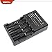 Bonacell 8PCs 800mAh 3.7V Li-ion 16340 Battery RCR 123A Rechargeable Battery & Battery Charger Kit for Arlo Wire-Free HD Security Camera (VMC3030) and Flashlight