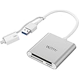 Compact Flash CF Card Reader, WEme Aluminum USB 3.0 Micro SD Card Converter with OTG Adapter for Extreme Pro Professional San