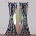 Barefoot Bungalow Twyla Midnight Window Panel Pair