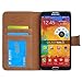 Bfun Packing Bcov White Floral Skull Slot Wallet Leather Cover Case for Samsung Galaxy Note 3