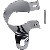 1 Set SHLPDFM Chrome Ignition Coil Mounting Bracket Oil Filled Vertical Compatible with GM Chevy 283 327 350 454 SBC BBC