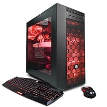 CYBERPOWERPC Gamer Liquid Cool GLC4200A Desktop Gaming PC (Intel i7-7700K 4.2GHz, NVIDIA GTX 1060 6GB, 16GB DDR4 RAM, 2TB 7200RPM HDD, 128GB NVMe SSD, WiFi, Win 10 Home), Black