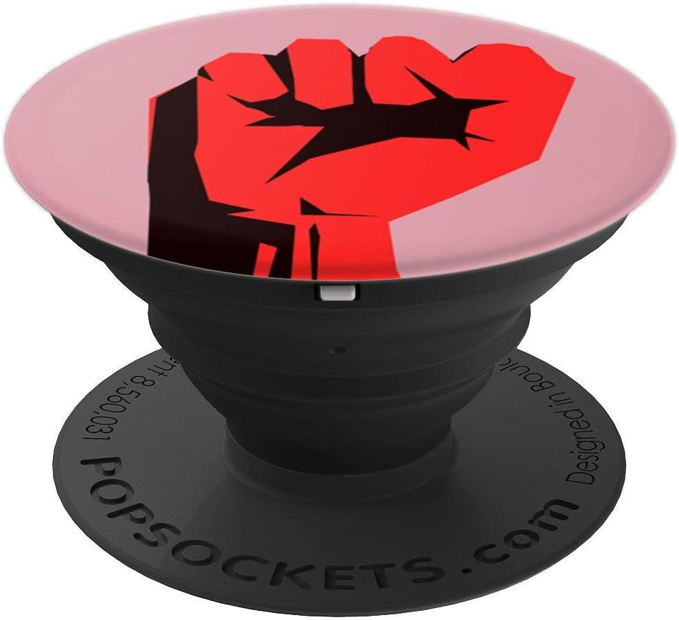 Comrade Detective Fist Pink PopSockets Stand for Smartphones & Tablets - PopSockets Grip and Stand for Phones and Tablets