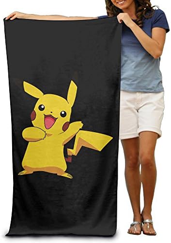 Fengziya Pikachu Pika Beach Towel For Adults / 31.5'' * 51.2''