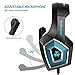 Gaming Headset Compatible Xbox One, Choyur PS4 Headset with Mic, PC, Noise Cancelling Over Ear Headphones with LED Light Bass Surround Soft Memory Earmuffs Compatible Mac Switch Gamesthumb 2