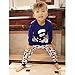 Hooyi Baby Boy Sleepwear Cotton Children Casual Shaun The Sheep Pajamas Set (110(5)) Blue
