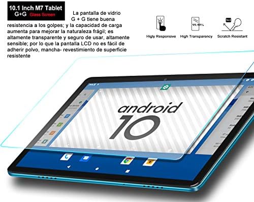 MEBERRY Tablet 10 Pulgadas Android 10.0-con Procesador de Octa-Core Ultrar Rápido Tablets 4GB RAM+64GB ROM - Certificación Google GMS - 8000mAh|WI-FI|Bluetooth|GPS|Type-C (5.0+8.0 MP Cámara) - Azul 5 513Utzu7%2BEL. AC