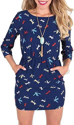 Dygarni Dragonfly Dress - Navy - Large