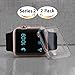 Langboom wcase-c10 Apple Watch Screen Protector Ultra-Thin PC Hard Cover Full Coverage Clear Case for iWatch Series 2 - 38 mm - 2 Piece