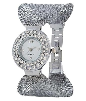 Swadesi Stuff Analog Glory Silver Watch for Women & Girls