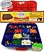 Matty's Toy Stop Brik-Kase Travel, Building, Storage & Organizer Container Case with Building Plate Lid (Holds Approx 2000pcs) - Compatible with All Major Brands (Blue, Red & Gray)