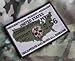 United States Zombie Hunting Permit Hook Loop Multicam Tactical Morale Patch USA Made