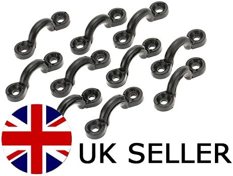 NYLON Pad Eyes for Kayak Canoe and Sailing Dinghy - Sold in a pack of 10