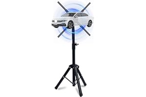 HAVISIKR 3D Holographic Fan Tripod Stand with Multi-Function Base, the Foldable Stand fits 15.5-39 Inch Holographic Fan for Trade Show & Advertising Display (Excluding Fan)