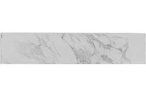 RUNBOLL 22" Bathroom Vanity Top Side Splash, 4" Backsplash for Bathroom Vanity Top, Marble Stone Side Splash for Bathroom Vanity Accessory