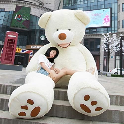 TAA19 - Stuffed Animals - Unfilled 31 to 134 inch empty Giant bear skin Huge Semi-finished Plush Teddy Homemade Teddy Bearskin coat Raw Material