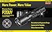 Nitecore P20UV Tactical Strobe Ready LED Flashlight with 4 UV Light, Black