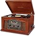 Crosley CR42D-PA Lancaster 3-Speed Turntable with Radio, CD/Cassette Player, Aux-in and Bluetooth, Paprikathumb 1
