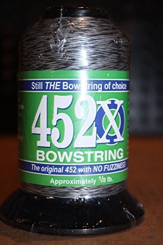 Silver &amp; Black Speckled 1/8lb BCY 452X Bowstring Material Bow String Making