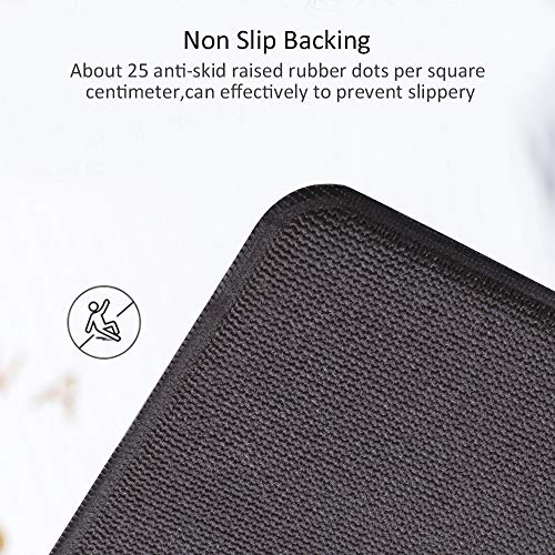 Laundry Room Rug Runner,Seavish Anti Fatigue Thick Cushioned Kitchen Rug PVC Leather Non Slip