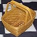 Vintiquewise(TM QI003056 Rectangular Chip Picnic Basket
