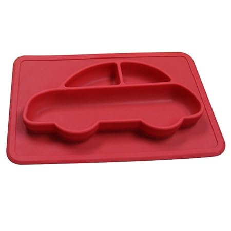 Plato de succión de silicona para bebés, lavavajillas, microondas ...