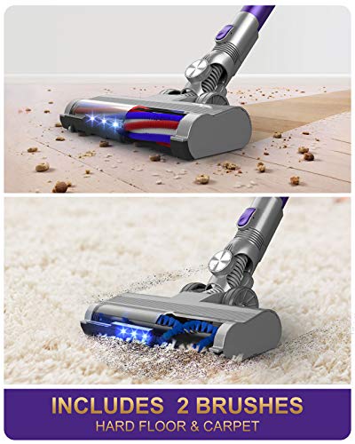 Laresar Cordless Vacuum Cleaner,26KPA Powerful Stick Vacuum with Detachable Battery,Lightweight Handheld Vacuum for… - Image 3