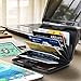 GreatShield RFID Blocking Wallet [8 Slots | Aluminum] Portable Travel Identity ID / Credit Card Safe Protection Card Holder Hard Case for Men and Women (Silver)